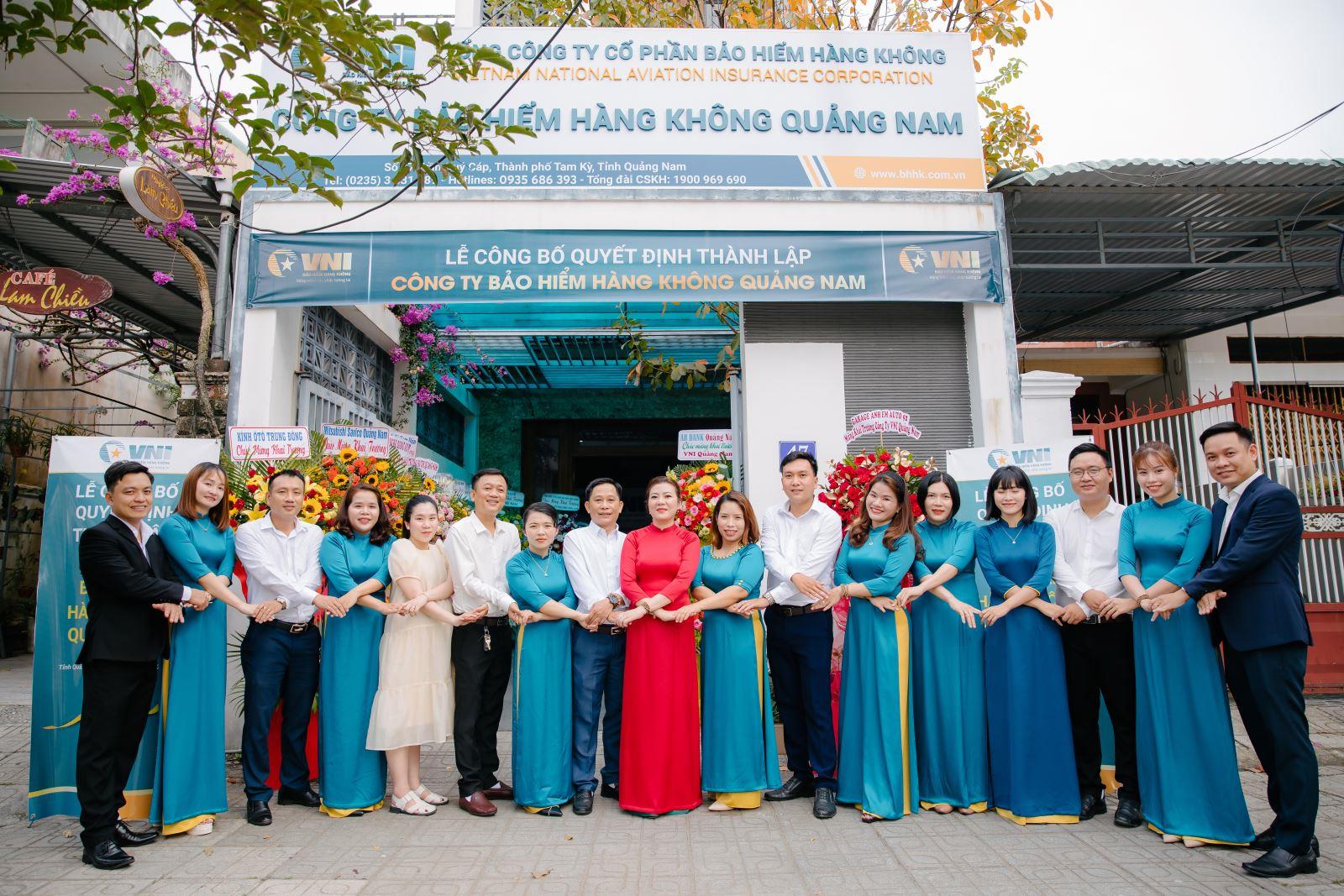 Khai trương Công ty Bảo hiểm Hàng không Quảng Nam